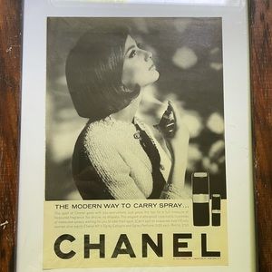 1960s Vintage Chanel advertisement
